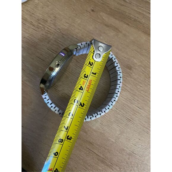 LINEL Floral Stretch Band Watch Crystal Bezel Expansion Band Wristwatch - Picture 6 of 7